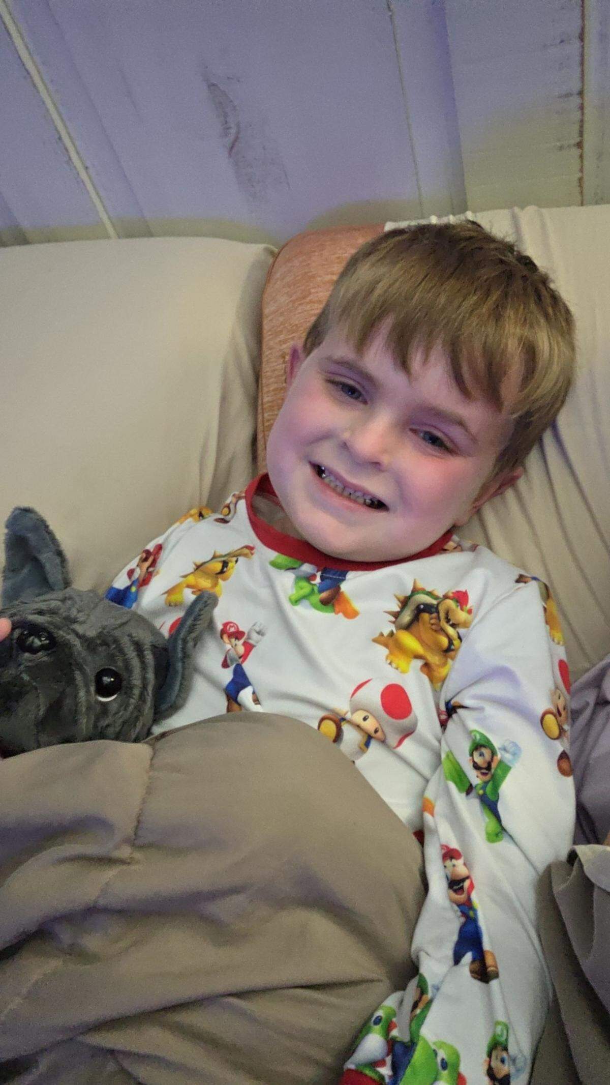 One of the many photos Rhett Eubanks’ family has shared of the 5-year-old, who was diagnosed with an aggressive brain tumor, DIPG. Rhett, who lives in Saucier, is getting support from South Mississippi and beyond. He loves monster trucks and mud riding.