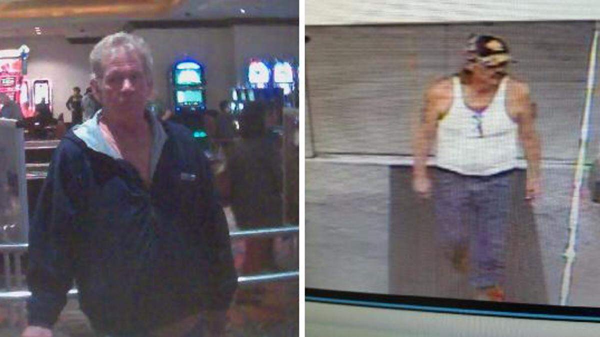 BILOXI POLICE DEPARTMENTSurveillance cameras at the Imperial Palace Casino in Biloxi capture footage of two men in a credit card fraud case.