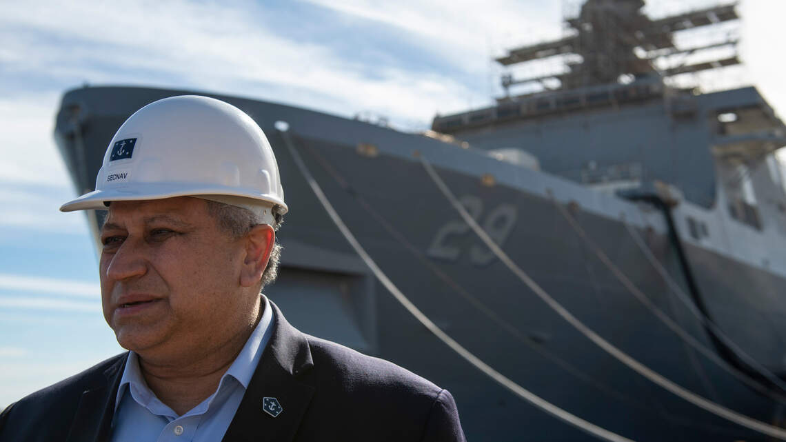 US Navy Secretary Carlos Del Toro tests positive for COVID days after trip to Ingalls