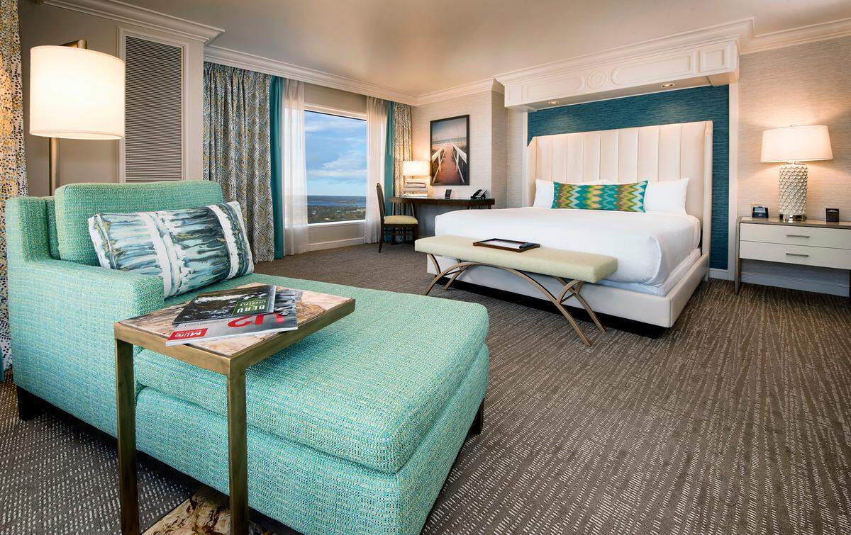 All of the hotel rooms at Beau Rivage Resort and Casino in Biloxi are getting a remodel with the colors of the beach, sand and sunset.