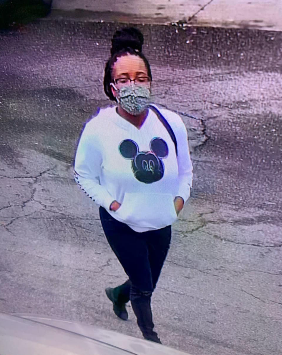 Police are seeking information about this woman, who was also seen in the area of the Goodwill store.