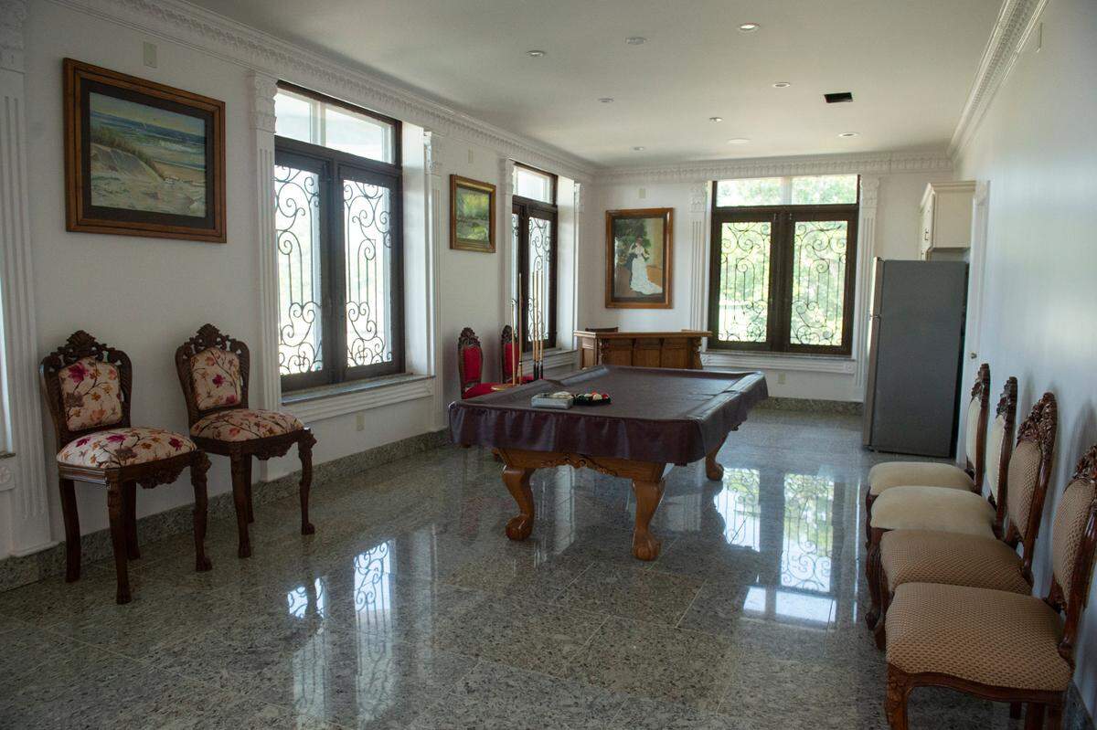 The billiards room in Binoy and Abha Mishra’s home on Scenic Drive in Pass Christian on Tuesday, May 16, 2023.