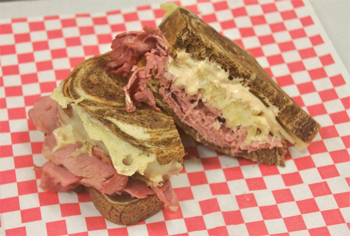 Reuben sandwich at Snacks restaurant inside Beau Rivage Casino in Biloxi.