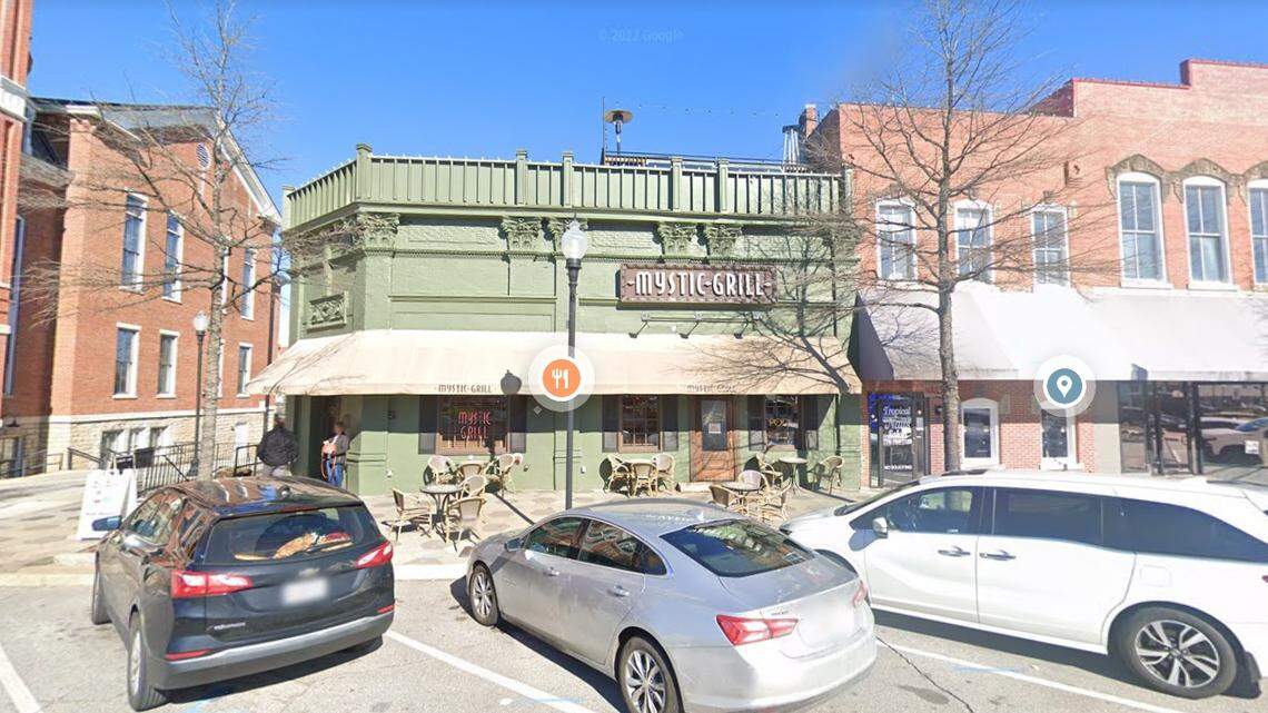 Four people were injured when part of an air conditioning duct fell at “The Vampire Diaries”-inspired Mystic Grill in Covington, Georgia on June 13, according to fire officials.