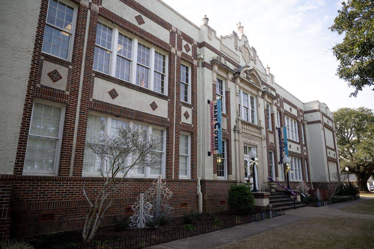 The outside of the Mary C O’Keefe Cultural Center on Thursday, Jan. 29, 2026.