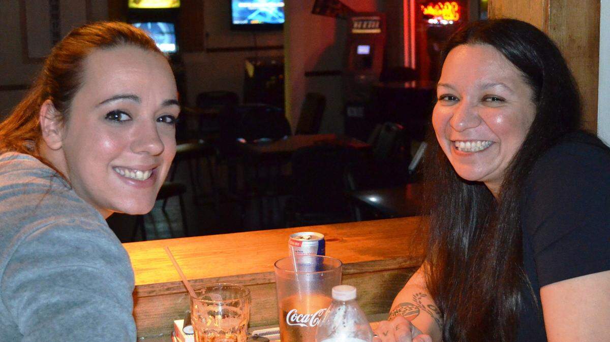Patricia Mitchem and Misty Parker at Val's Bar & Grill