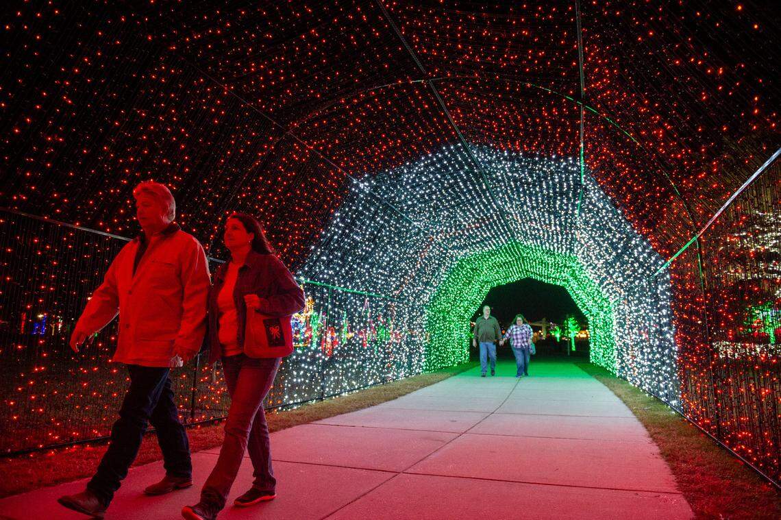 Harbor LIghts Festival at Jones Park in Gulfport maked the Christmas spirit shine.