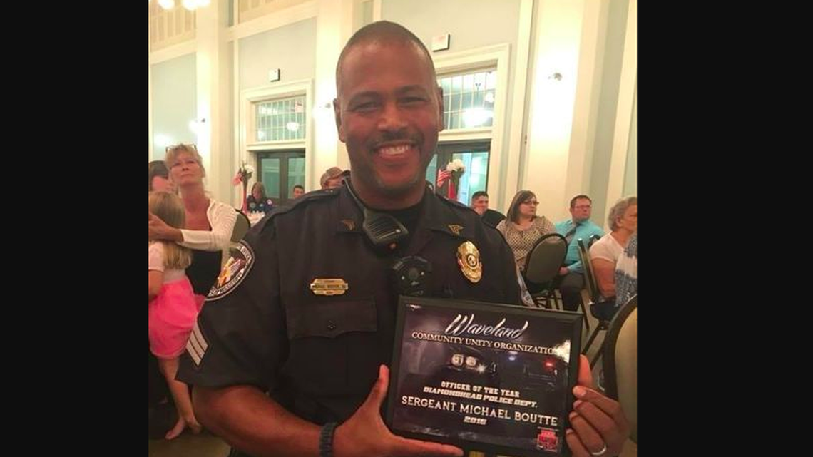 Lt. Michael Boutte was named the Diamondhead Police Department’s officer of the year in 2018 by the Waveland Community Unity Organization.