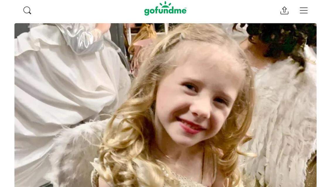 Emma Bell Savoie, 6, was hit by truck while trying to cross the parking lot of her Catholic school in Slidell, Louisiana, on Wednesday, Feb. 23.