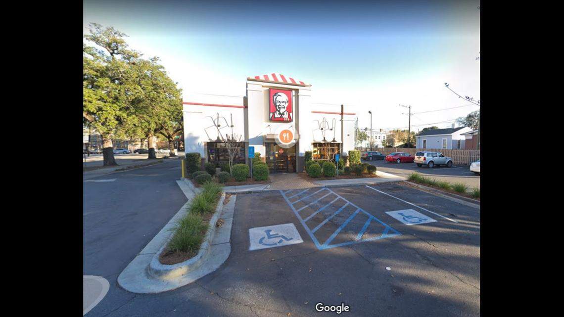 A 23-year-old is charged with assault after he’s accused of shooting a woman in the parking lot of a KFC restaurant in Savannah, Georgia, police said.