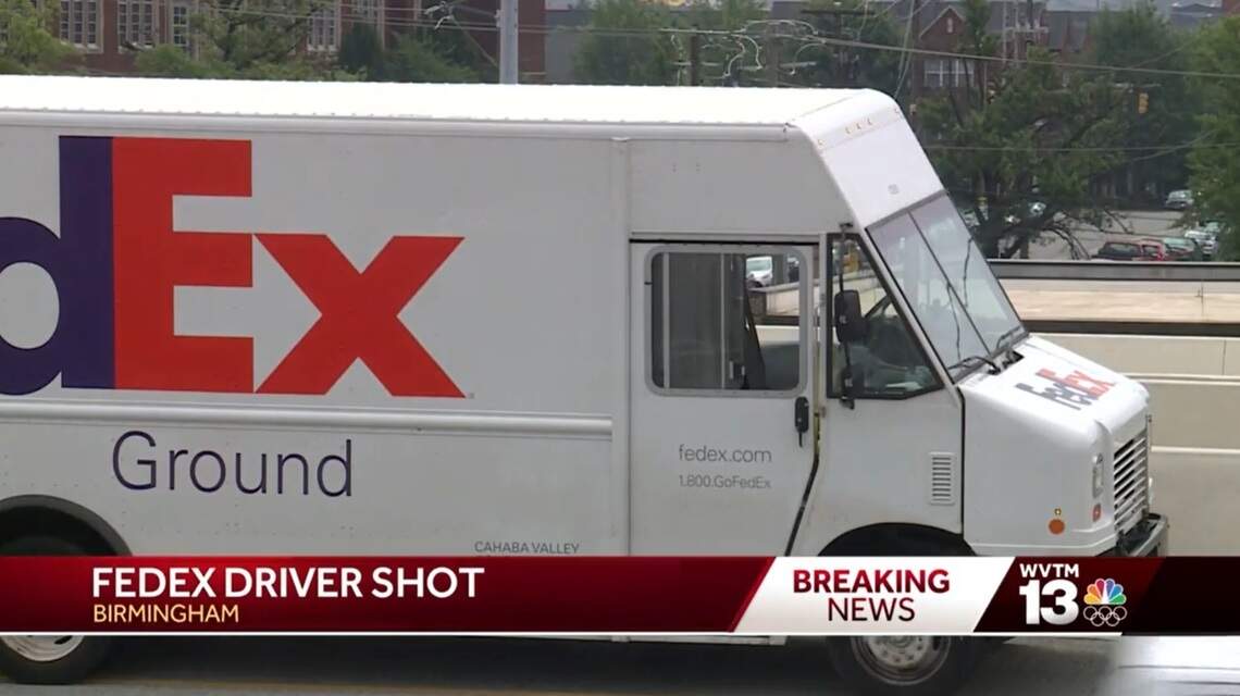 Fedex Rage Road rage shooting sends FedEx driver to hospital, AL cops say ...