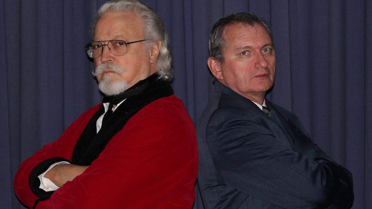 Gulfport Little Theatre actors Clayton Pennylegion and Barry Newman star in 'Sleuth.'