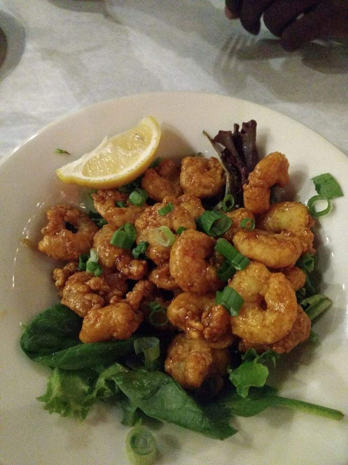 Voodoo Shrimp at Half Shell Oyster House in Gulfport.