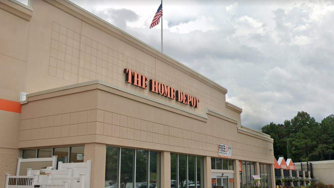 An employee riding a forklift was impaled by a crowbar sticking at a Home Depot store in Roswell, Georgia, on June 14, according to police.