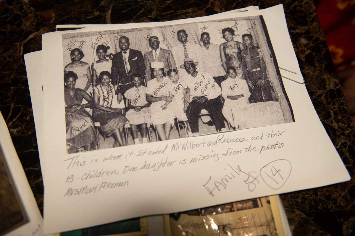 Mary Gipson’s siblings and parents who lived in Gipson’s house on School Street in Ocean Springs. Gipson’s father built the house and owned other properties around it.