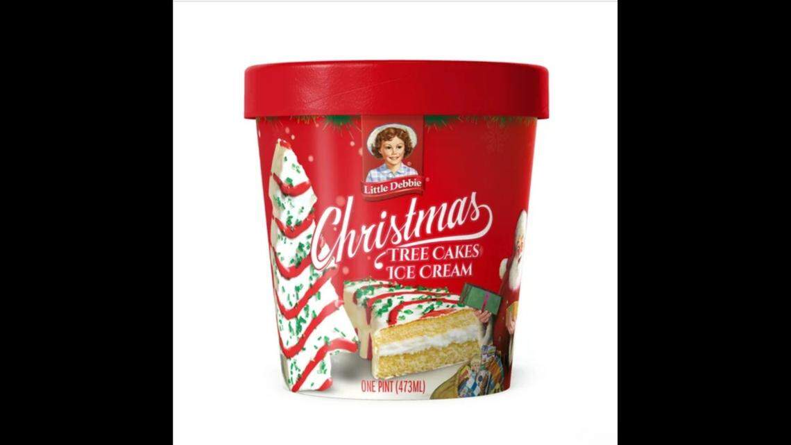 Pints of the Little Debbie Christmas Tree Cakes Ice Cream are back at Walmart for a limited time starting Nov. 1, the retail giant announced.