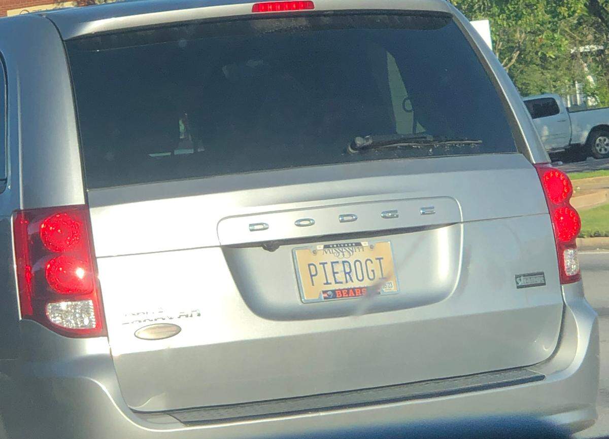 Someone after my Midwestern heart with this “PIEROGI” license plate.