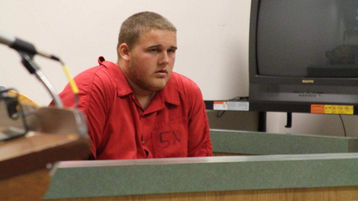 MARGARET BAKER/SUN HERALD 
 Johnny Romero sits in court Monday, Oct. 28, 2014 on second-degree murder charges. A grand jury has since cleared Romero of any criminal wrondoing in the killing of a neighbor.