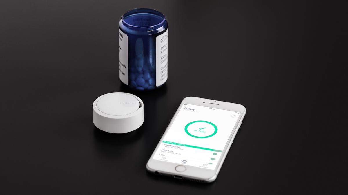 Circadian DesignThe co-founder of a San Francisco startup hopes the Round Health app and Round Refill smart pill bottle will help users better follow their doctors' instructions.