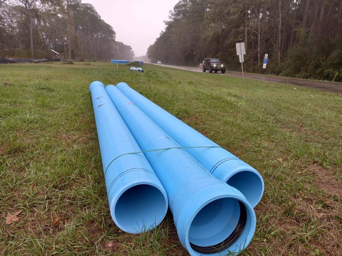 Martin Bluff Road connects Gautier-Vancleave Road to Interstate 10, extending to growing neighborhoods such as Hickory Hill.