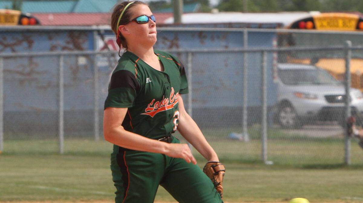 JOHN FITZHUGH/SUN HERALD 
 Stephanie Necaise and the rest of the West Harrison Hurricanes will face Neshoba Central today in the first game of their 5A softball championship series.