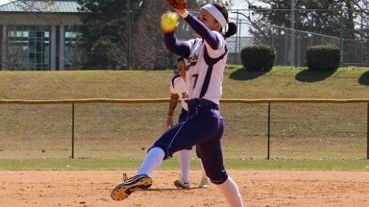 COURTESY ALCORN STATE 
 Former St. Martin and Gulf Coast Mississippi Commuinty College ace Paige Breal was named the SWAC's Newcomer of the Year.