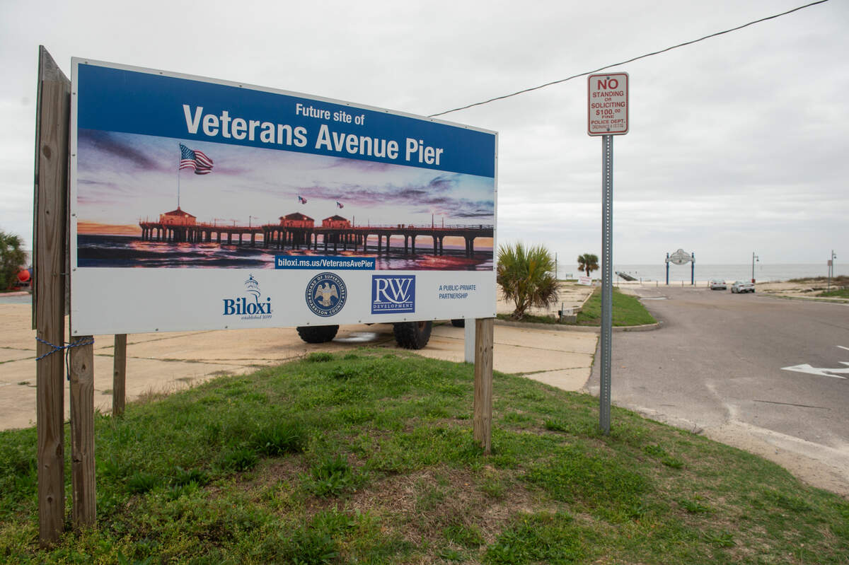 RW Development is leasing public property from Harrison County and the city of Biloxi to build a pier at the foot of Veterans Avenue. The lease also gives RW the right to build a casino on property the company owns directly across the street at the northeast corner of of U.S. 90 and Veterans, the Mississippi Gaming Commission has decided. Established casinos are appealing the decision.