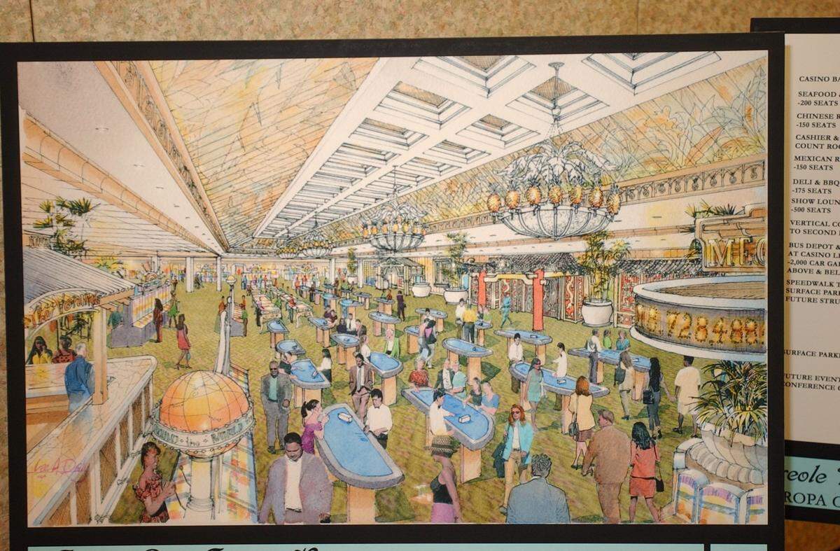 An artist rendering of the casino floor Europa Cruises Corp., now Diamondhead Casino Corp., wanted to build for decades as a destination resort on 440 acres that the company owns at Diamondhead.