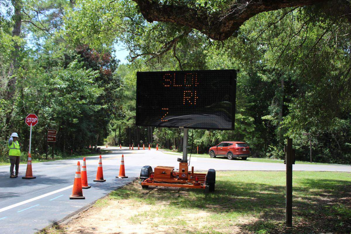 In addition to the three-phase project, roads and campsite pads within Davis Bayou campground were re-surfaced and repaired.