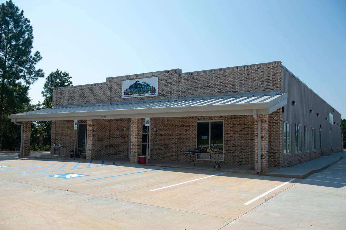 Flatheads and Bottom Feeders is open on Woolmarket Road in Biloxi, close to I-10 yet designed to be a local restaurant and entertainment venue.