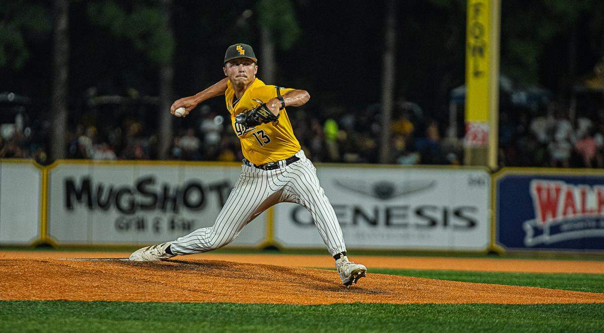 Southern Miss pitcher Matt Adams pitched into the fifth inning Monday night against Miami after throwing 75 pitches Friday against Columbia.