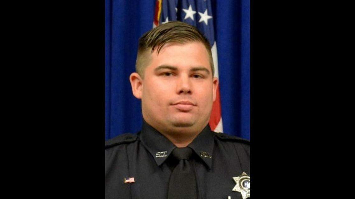 St. Tammany Parish sheriff’s deputy Kennethy Doby was shot and injured by a 13-year-old burglary suspect on May 25, authorities said.
