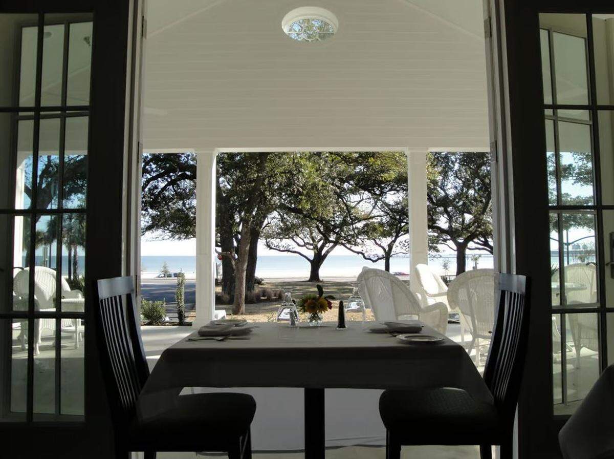 The Chimneys is located in Gulfport, just a stone’s throw from the shore.