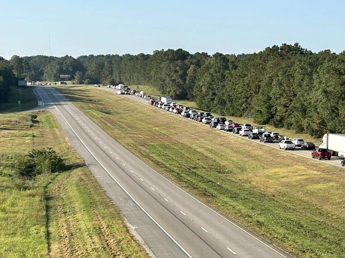 A crash on Highway 49 just south of Highway 67 blocked the road and led to backups Thursday morning.