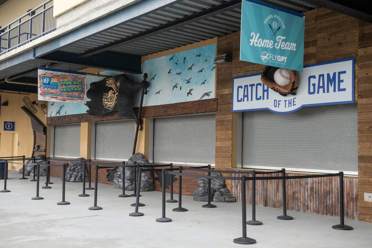 New concession stands, Shipwreck Grill and Catch of the Game, at Shuckers Ballpark on Friday, May 10, 2024. Both concession stands bring new food options to the stadium.