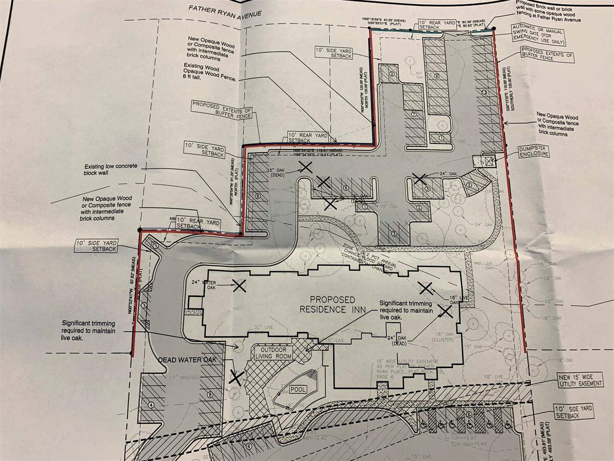 Plans for two hotels on Beach Boulevard in Biloxi call for a boutique hotel closest to the beach and an extended stay hotel north of than on the same site.