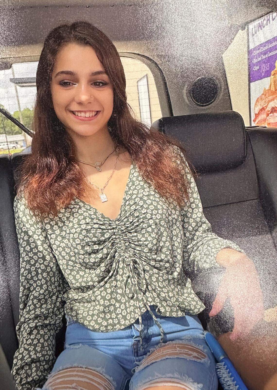 Kayelyn Drake in a photo provided by her mother.