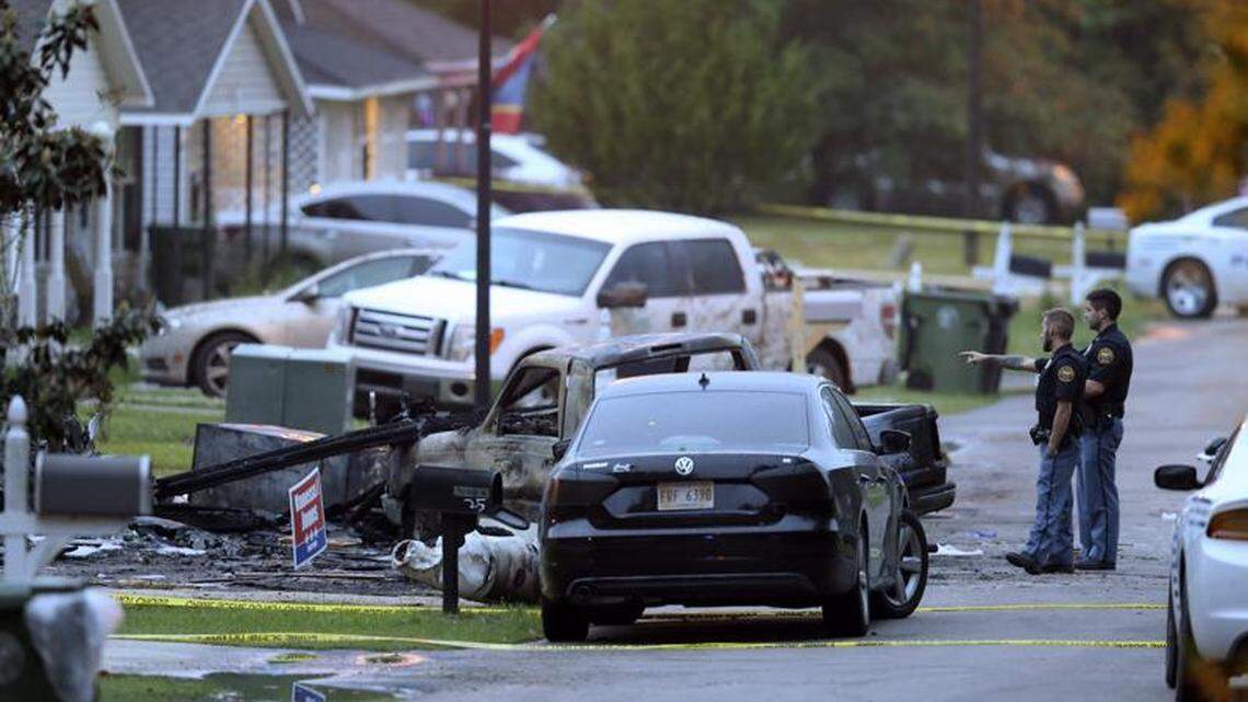 Four people were killed late Tuesday when a plane crashed into a home in a Hattiesburg, Mississippi, neighborhood, about 75 miles northwest of Biloxi.