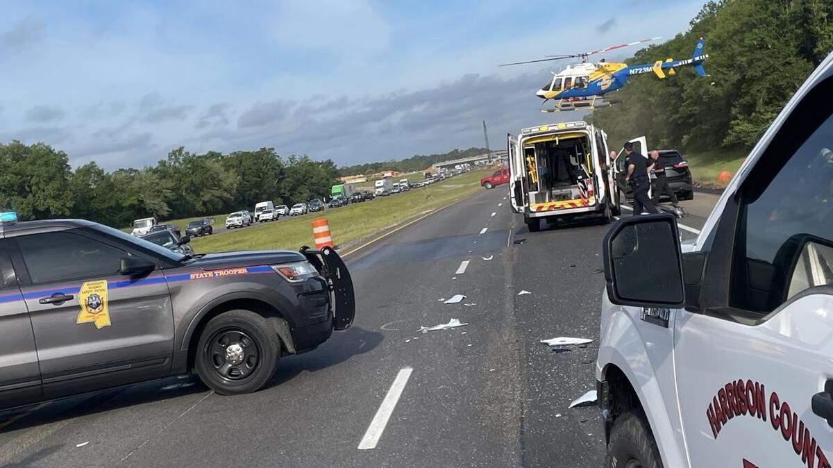 A crash on I-10 Friday morning led to major delays near the Menge Avenue exit.