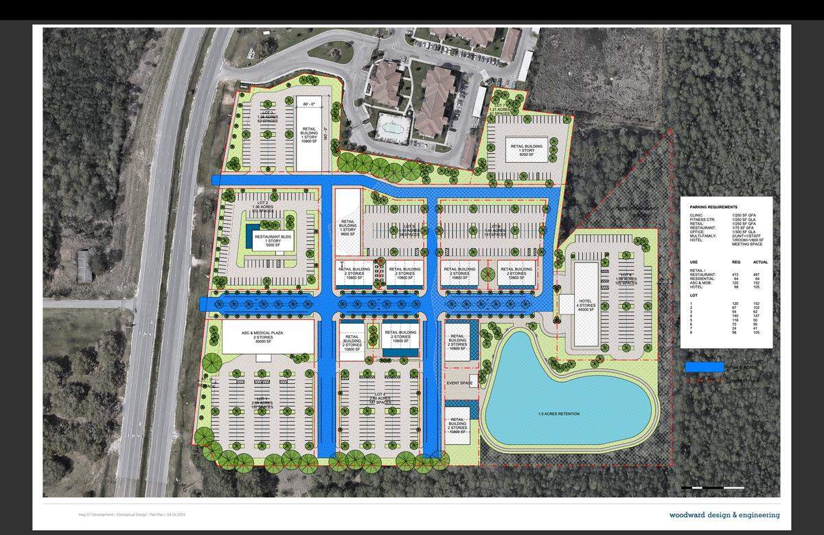 Legacy Park medical, retail and hotel complex is being built along Mississippi 57, near U.S. 90 in Gautier.