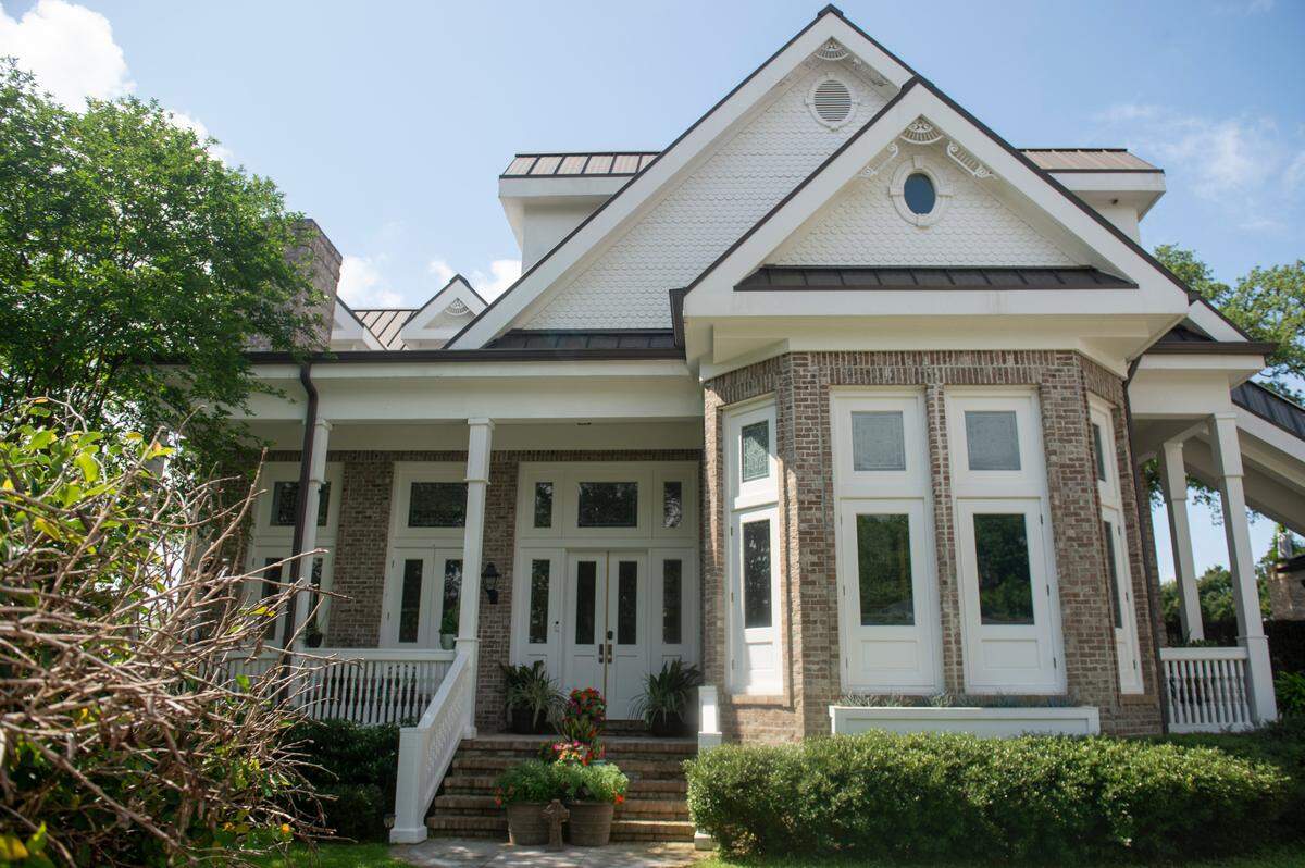 The Hoyes home in Biloxi on Wednesday, May 14, 2025. The home features six guest rooms, each with its own bathroom.