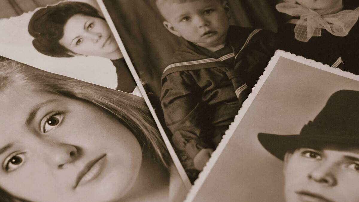 Most collections of family photos will include multiple generation spans.