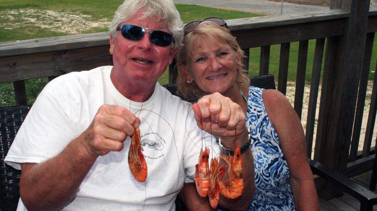 Brian and Trudy Gollott at The Biloxi Lugger