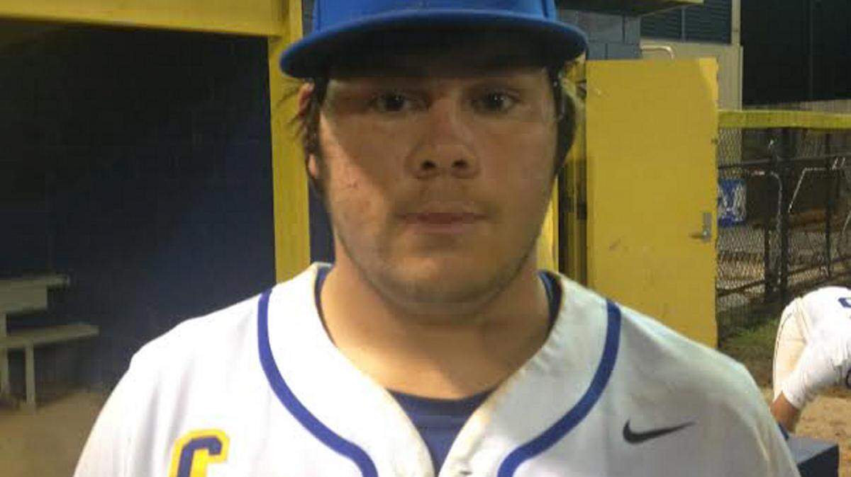 BAY HIGH SCHOOL 
 Bay High pitcher Dustin Davis.