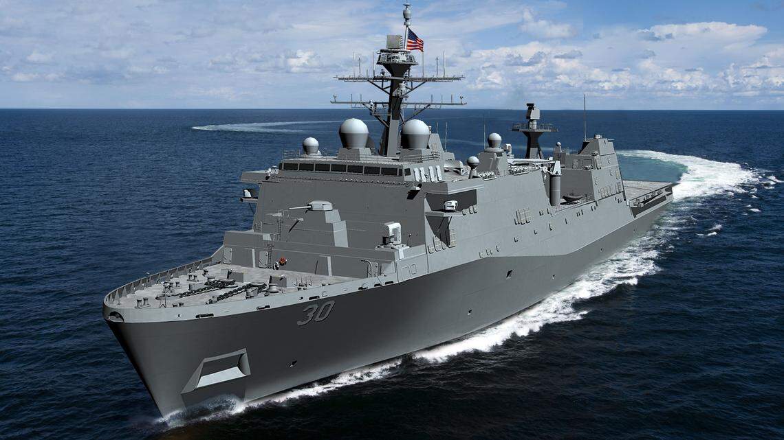 Ingalls just got a new multi-million dollar contract with the Navy for amphibious ships