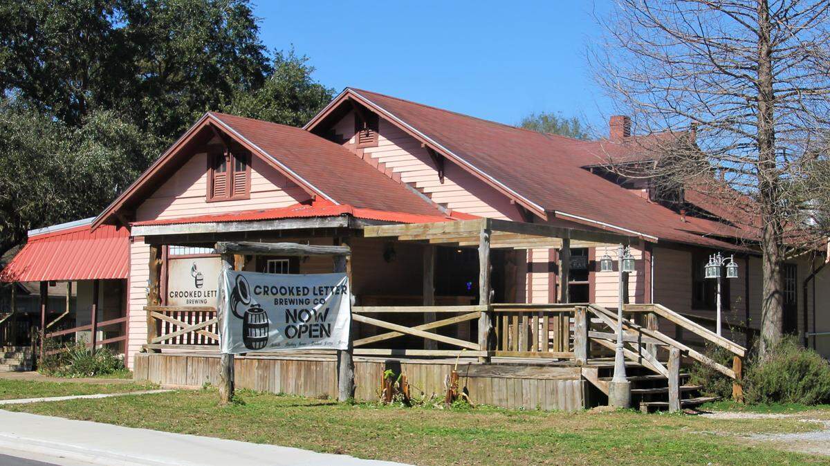 Crooked Letter Brewery and Restaurant is on Porter Avenue in Ocean Springs.