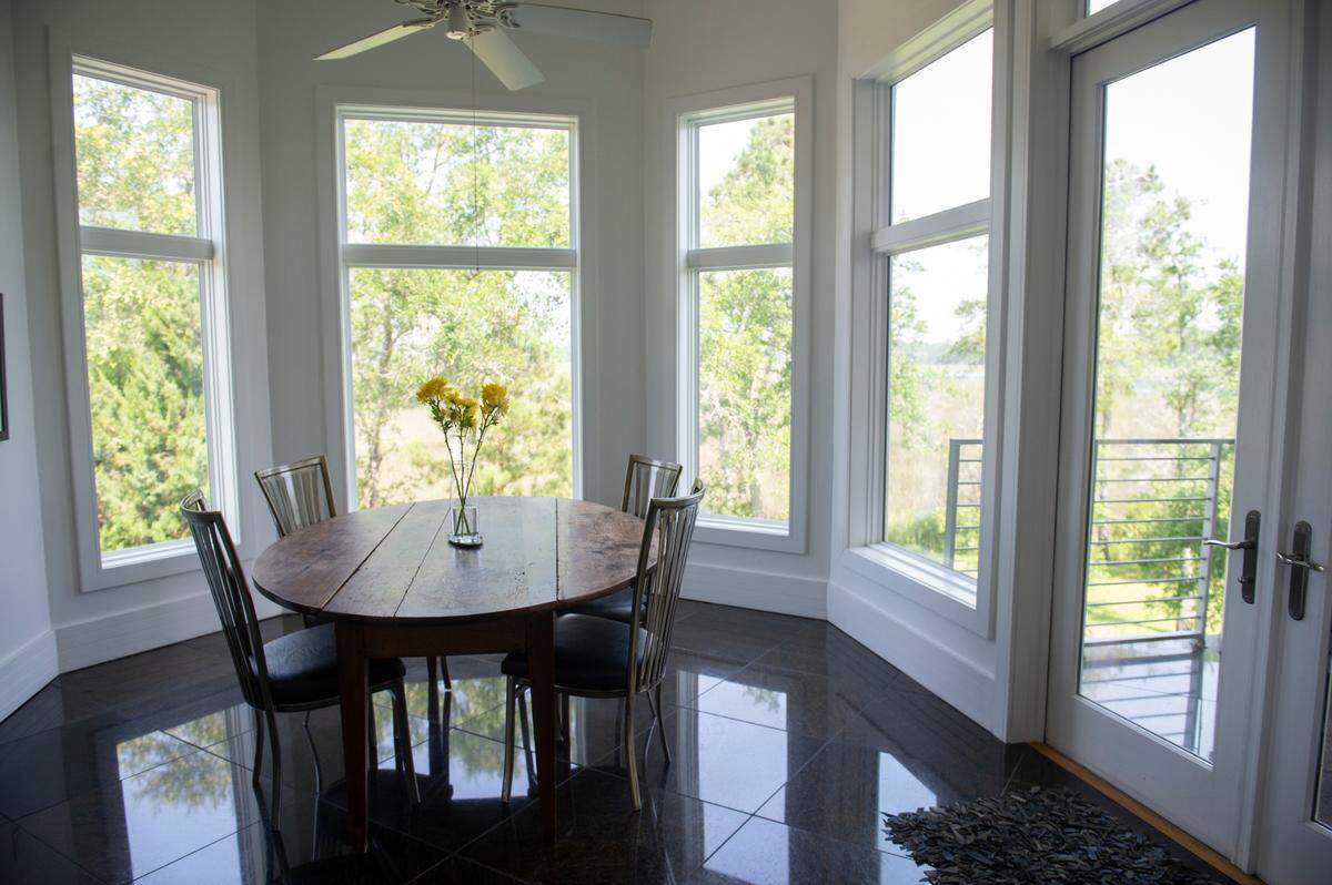 The breakfast nook inside a house for sale off of Rue Rivage in Ocean Springs on Friday, June 9, 2023.
