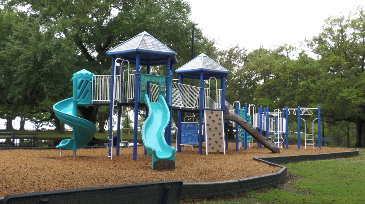 Beach Park in Pascagoula features a splash pad, playground, and picnic areas — all upgraded with support from the city’s 2% restaurant tax.