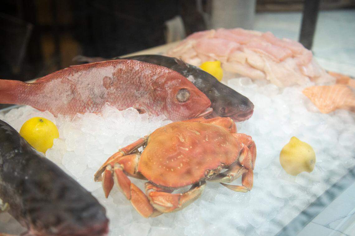Seafood is on display at Port 17, a new restaurant in the former buffet space at Harrah’s Gulf Coast Casino Biloxi.