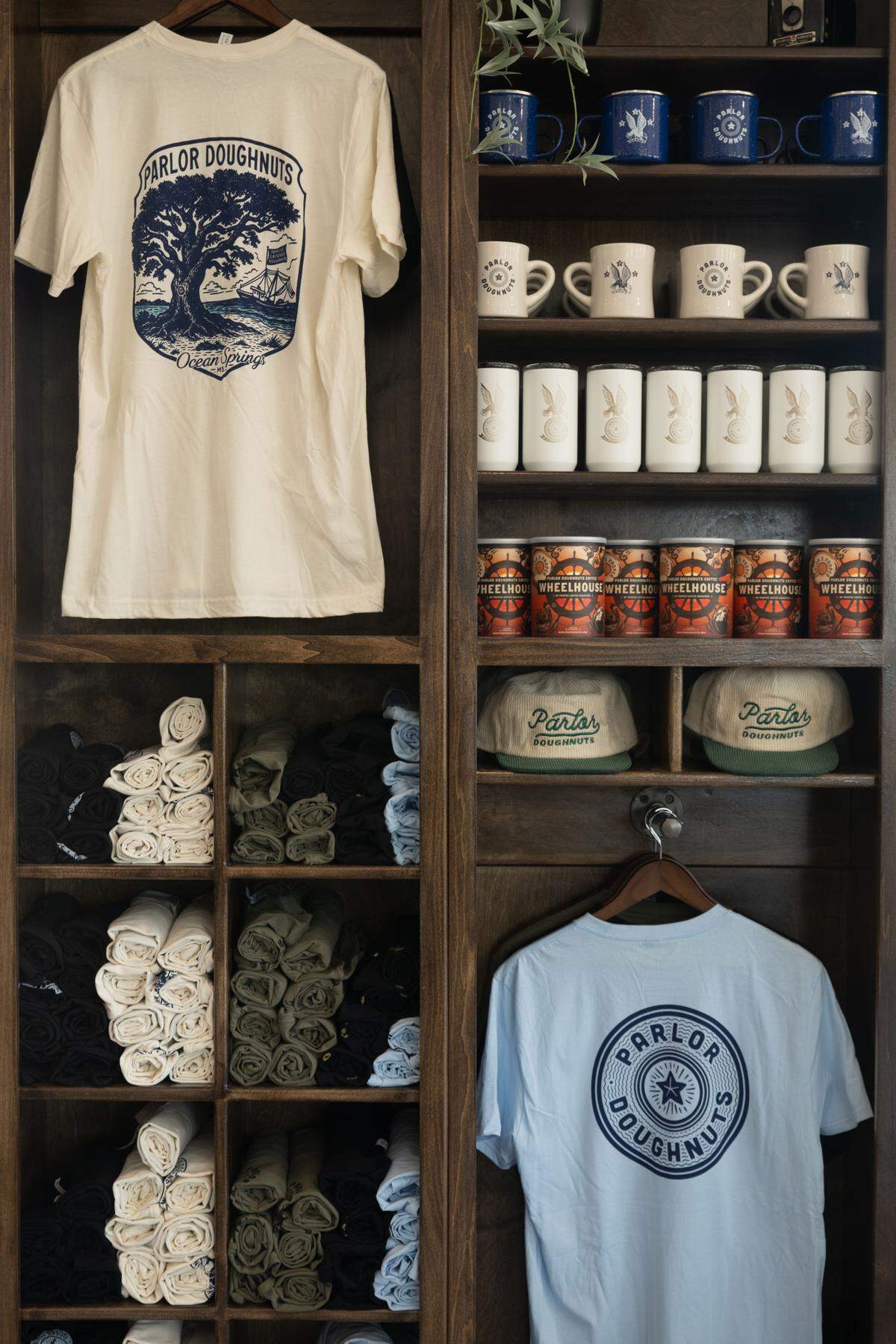 Themed merchandise will be available for purchase at Parlor Doughnuts.